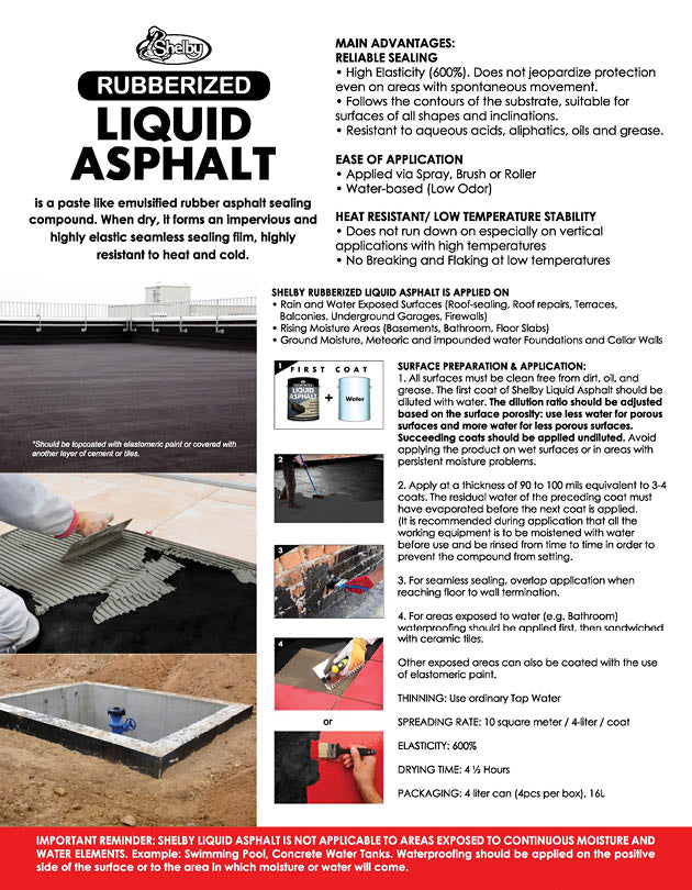 Shelby Liquid Asphalt