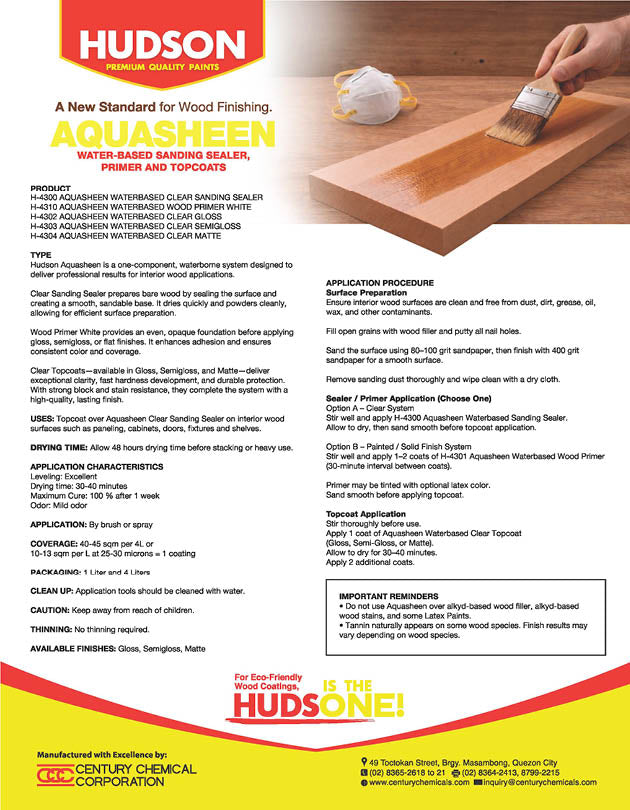 Hudson Aquasheen