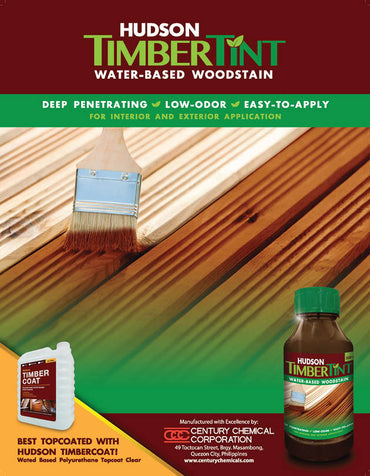 Hudson Timbertint Water-Based Woodstain
