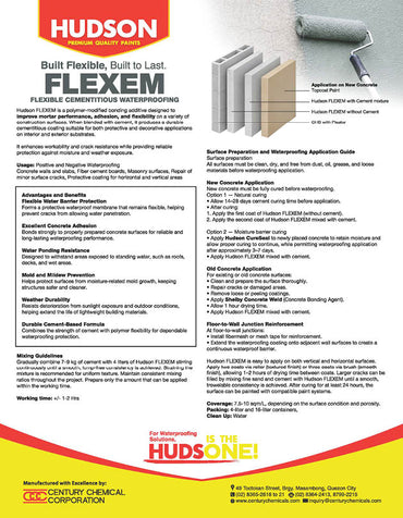 Hudson Flexem Cementitious Waterproofing